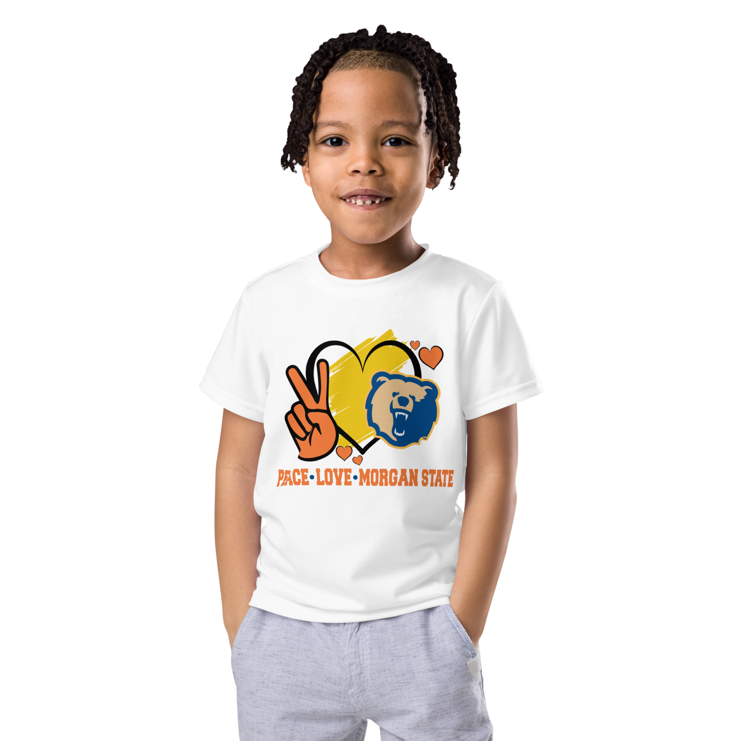 Morgan State University Kids Crew Neck T-shirt