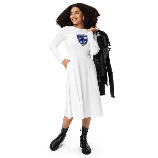 Dillard University Sleeve Midi Dress