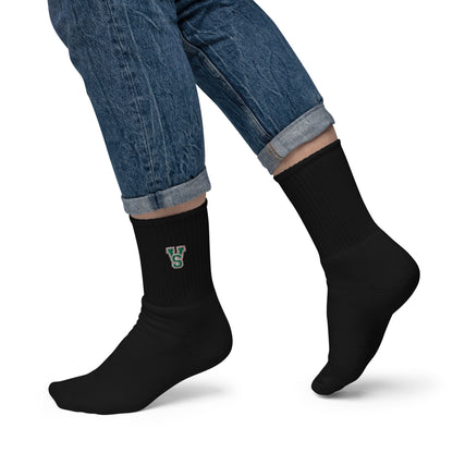 Valley State Embroidered Socks