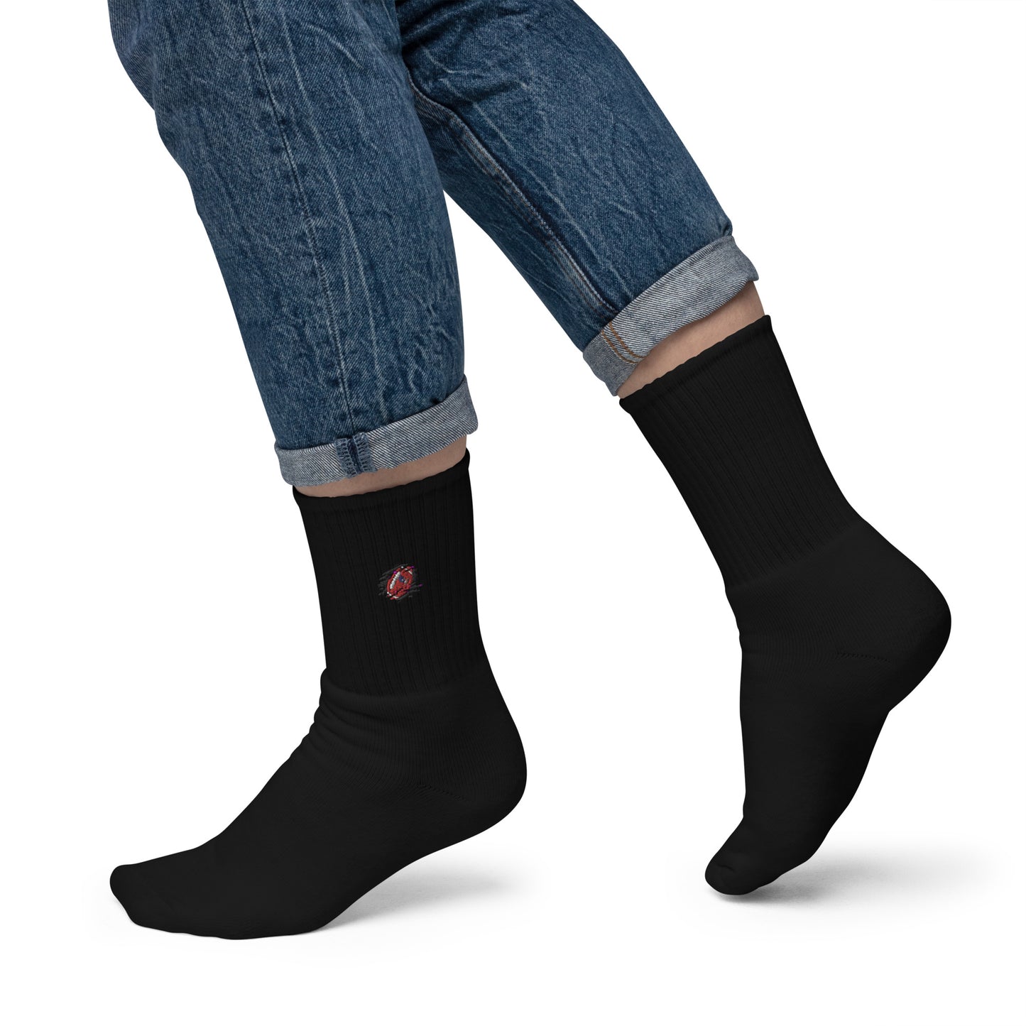 Virginia State Embroidered Socks