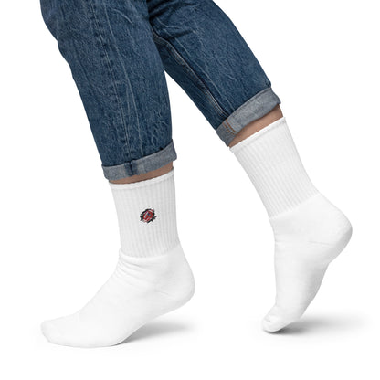 Virginia State Embroidered Socks