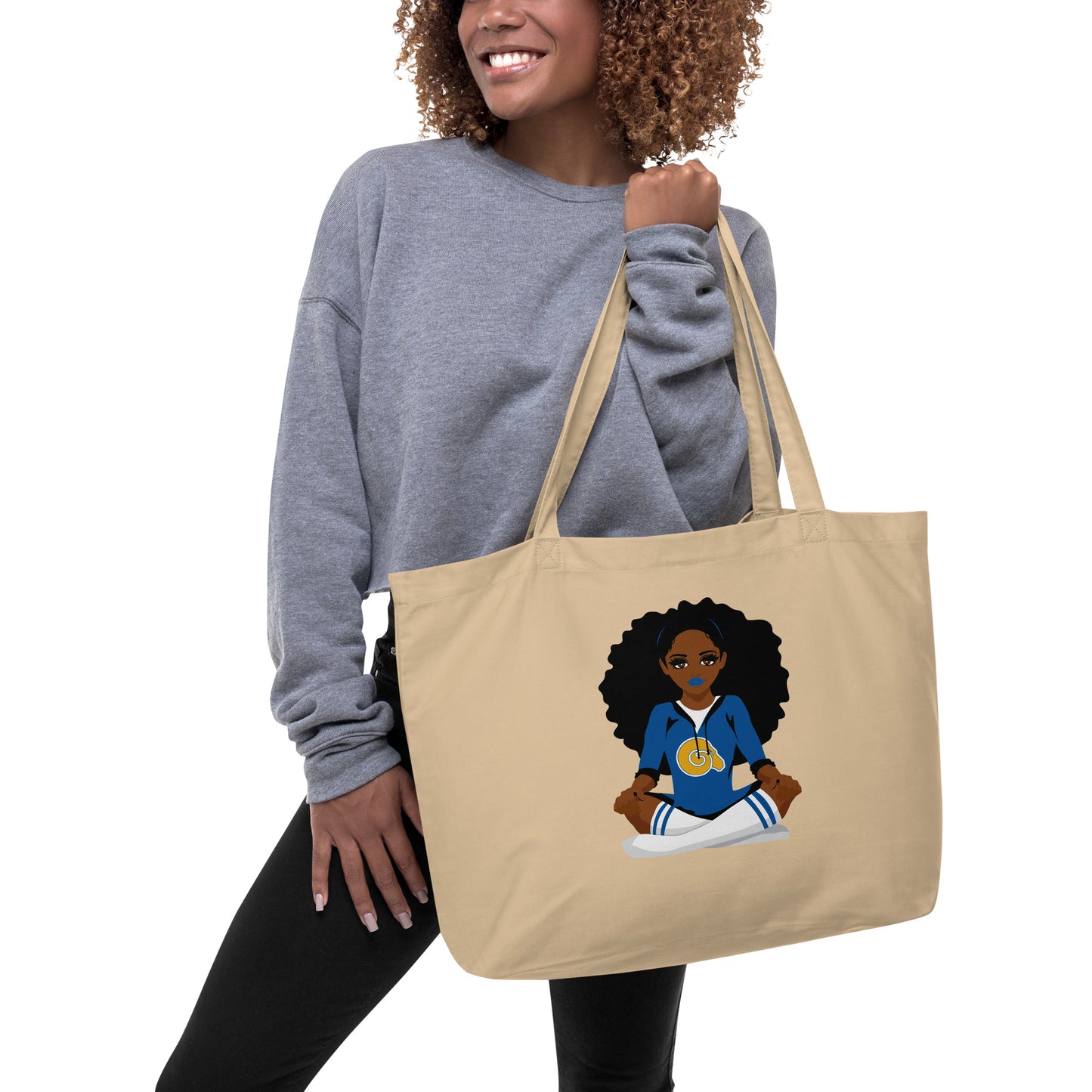 Albany State University Large Organic Tote Bag