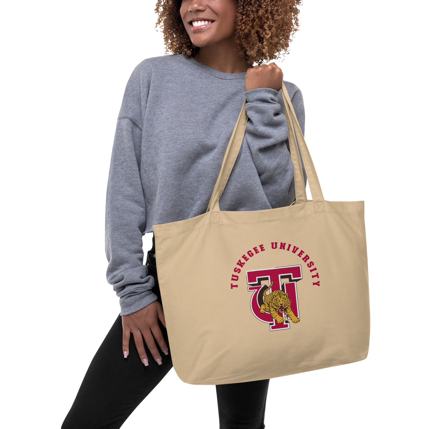 Tuskegee University Large Organic Tote Bag