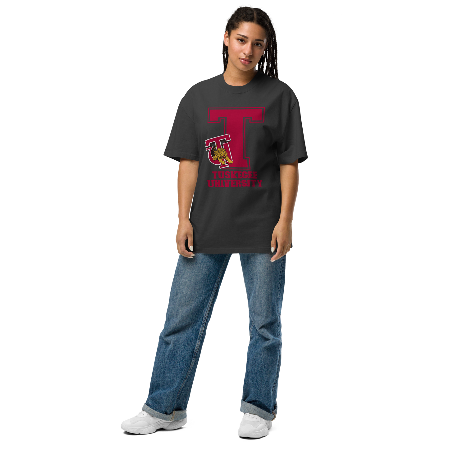 Tuskegee University Oversized Faded T-shirt