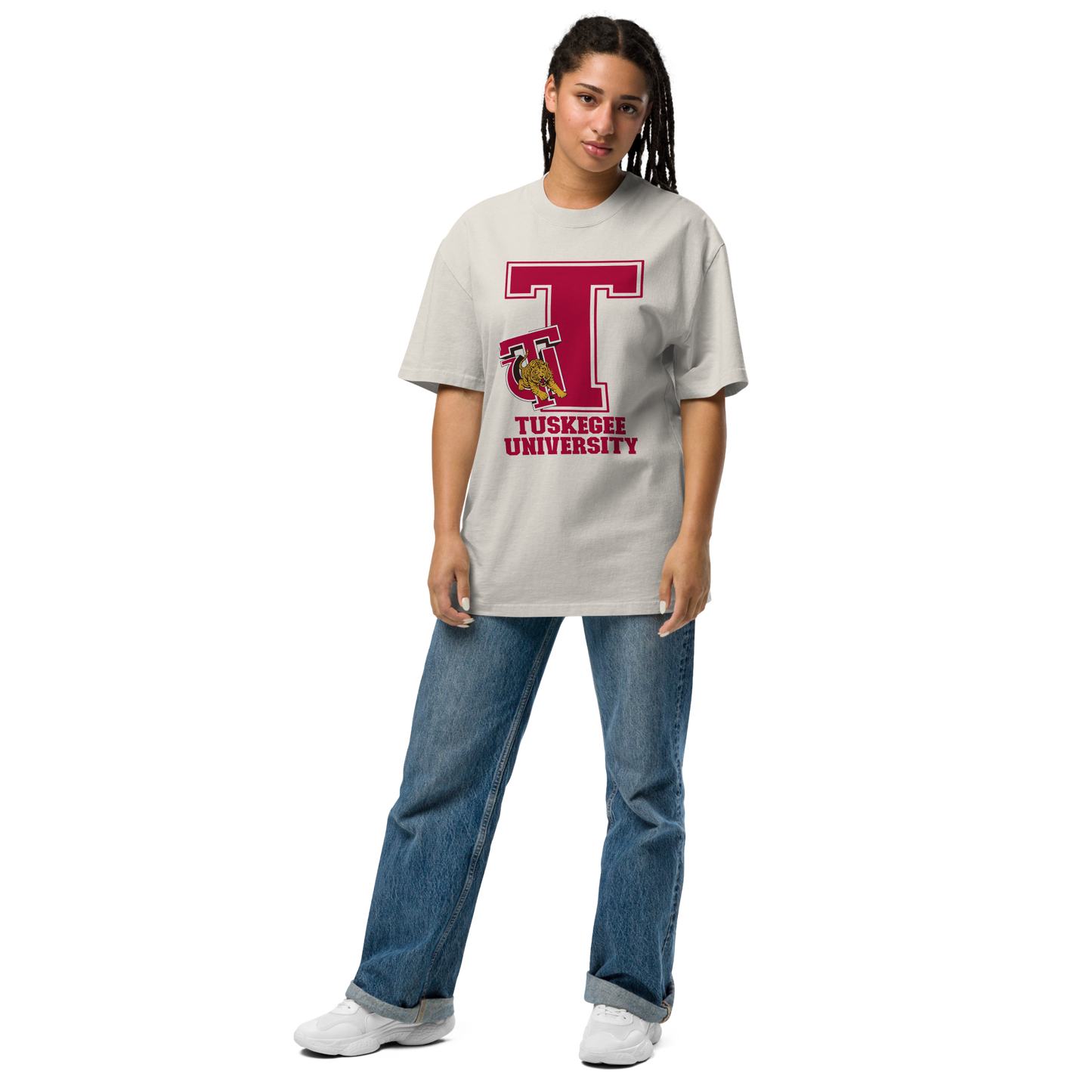 Tuskegee University Oversized Faded T-shirt