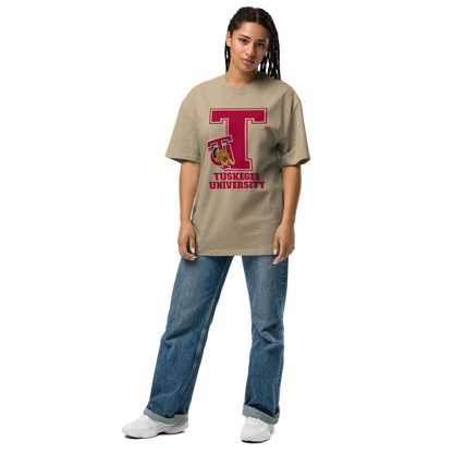 Tuskegee University Oversized Faded T-shirt