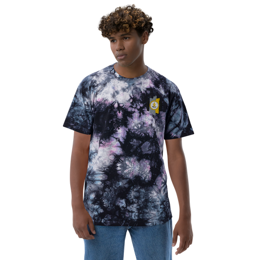 Bowie State University Oversized Tie-Dye T-shirt