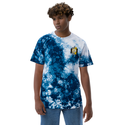 Bowie State University Oversized Tie-Dye T-shirt