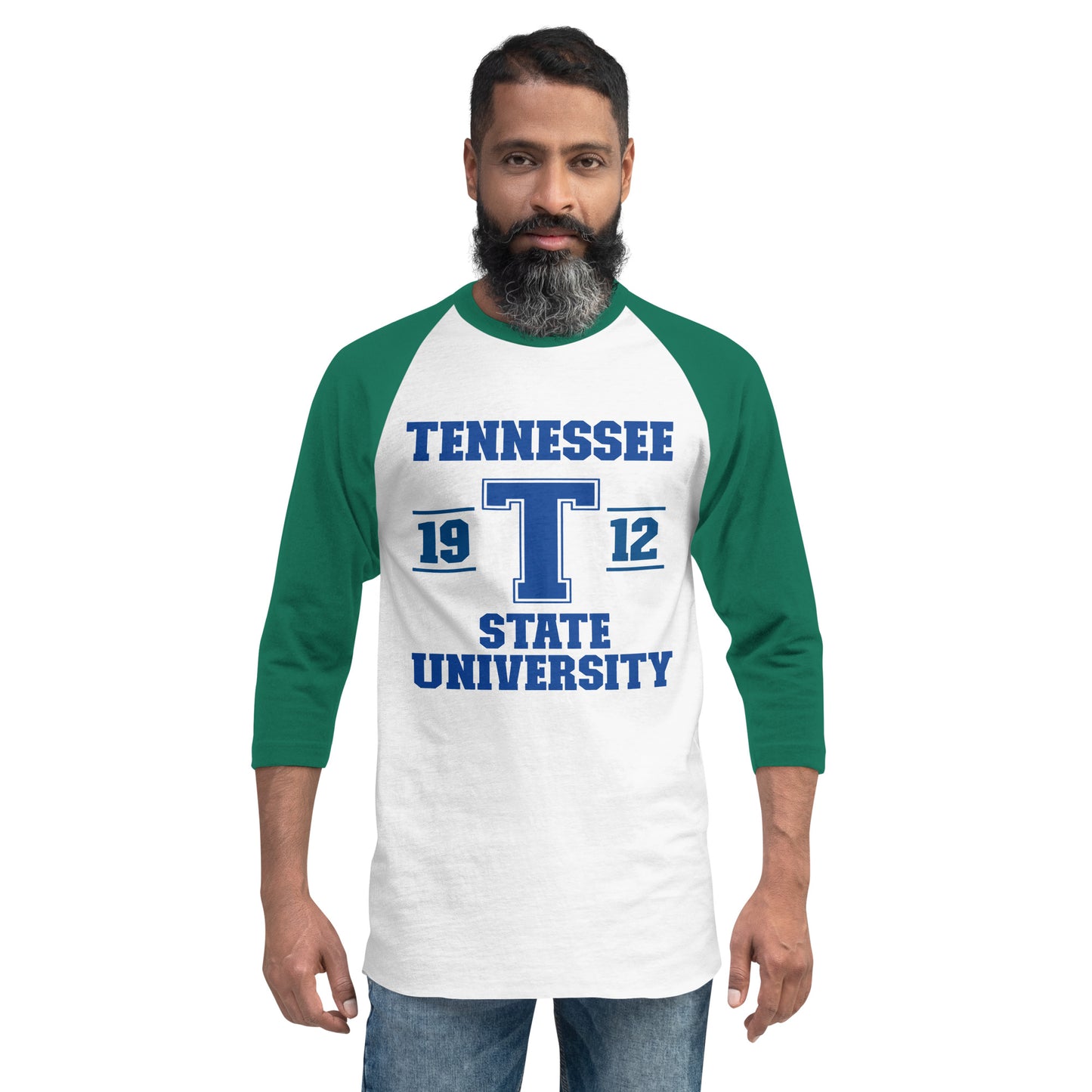 Tennessee State University 3/4 Sleeve Raglan Shirt