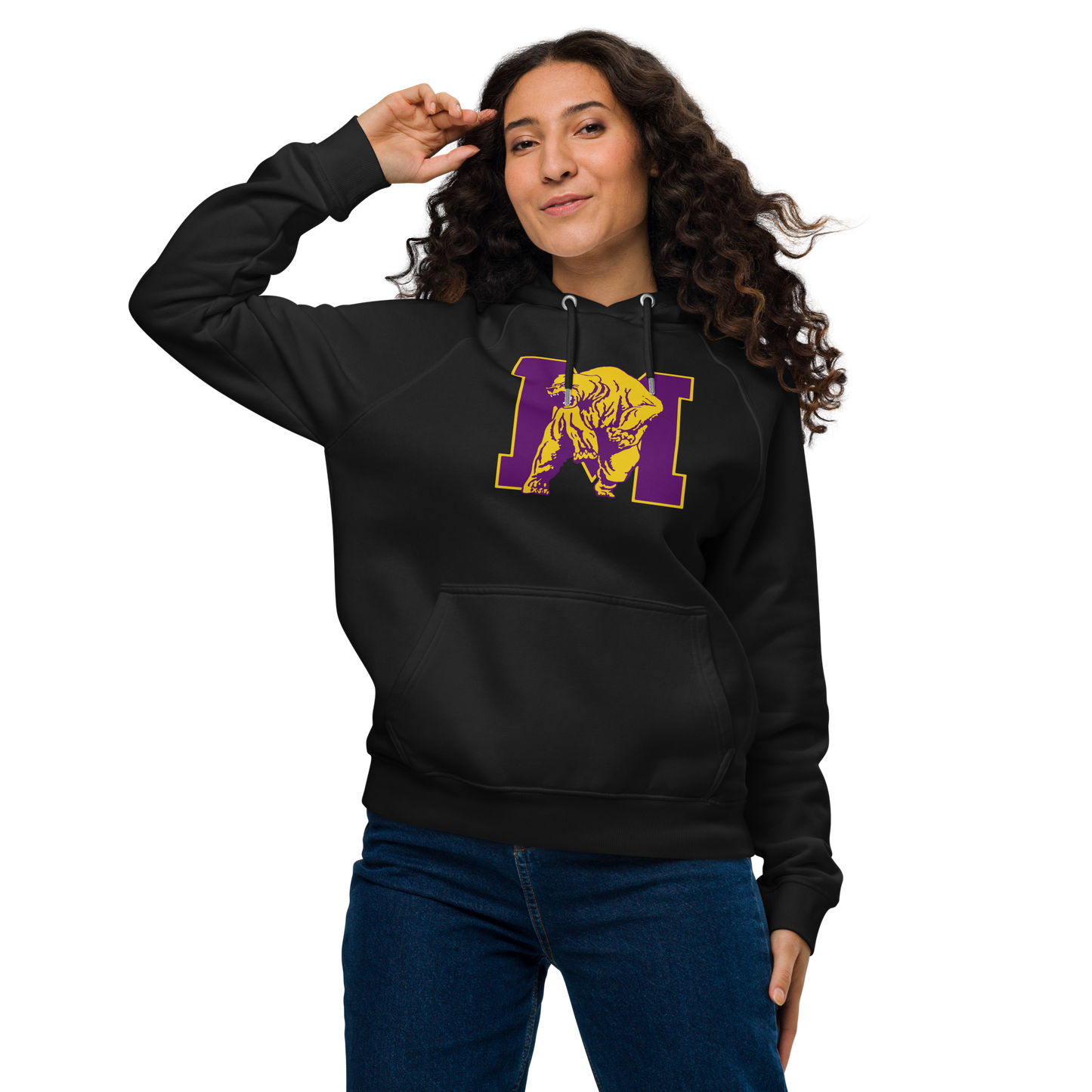 Miles College Unisex Eco Raglan Hoodie