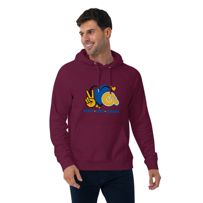 Albany State University Unisex Eco Raglan Hoodie