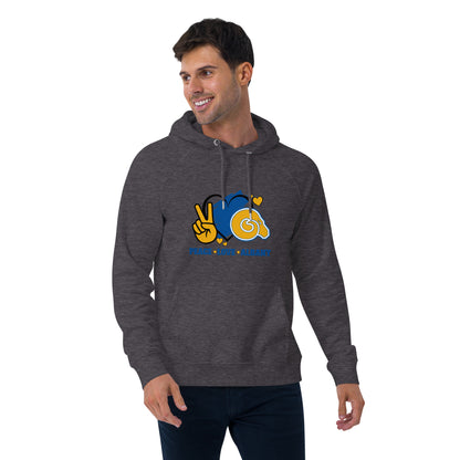 Albany State University Unisex Eco Raglan Hoodie