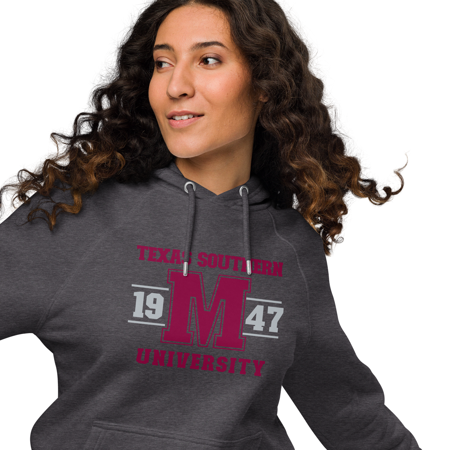 Texas Southern University Unisex Eco Raglan Hoodie