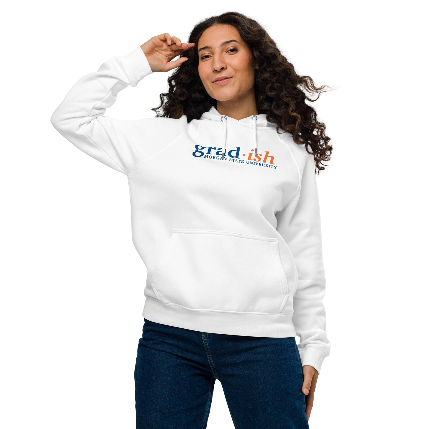 Morgan State University Unisex Eco Raglan Hoodie