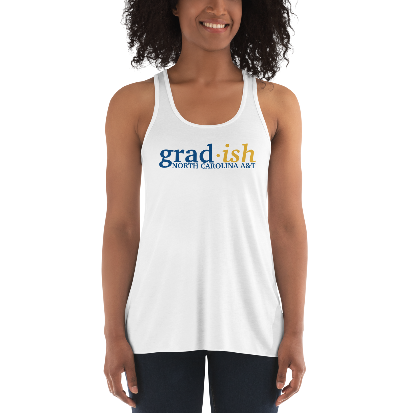 North Carolina A&T Women's Flowy Racerback Tank