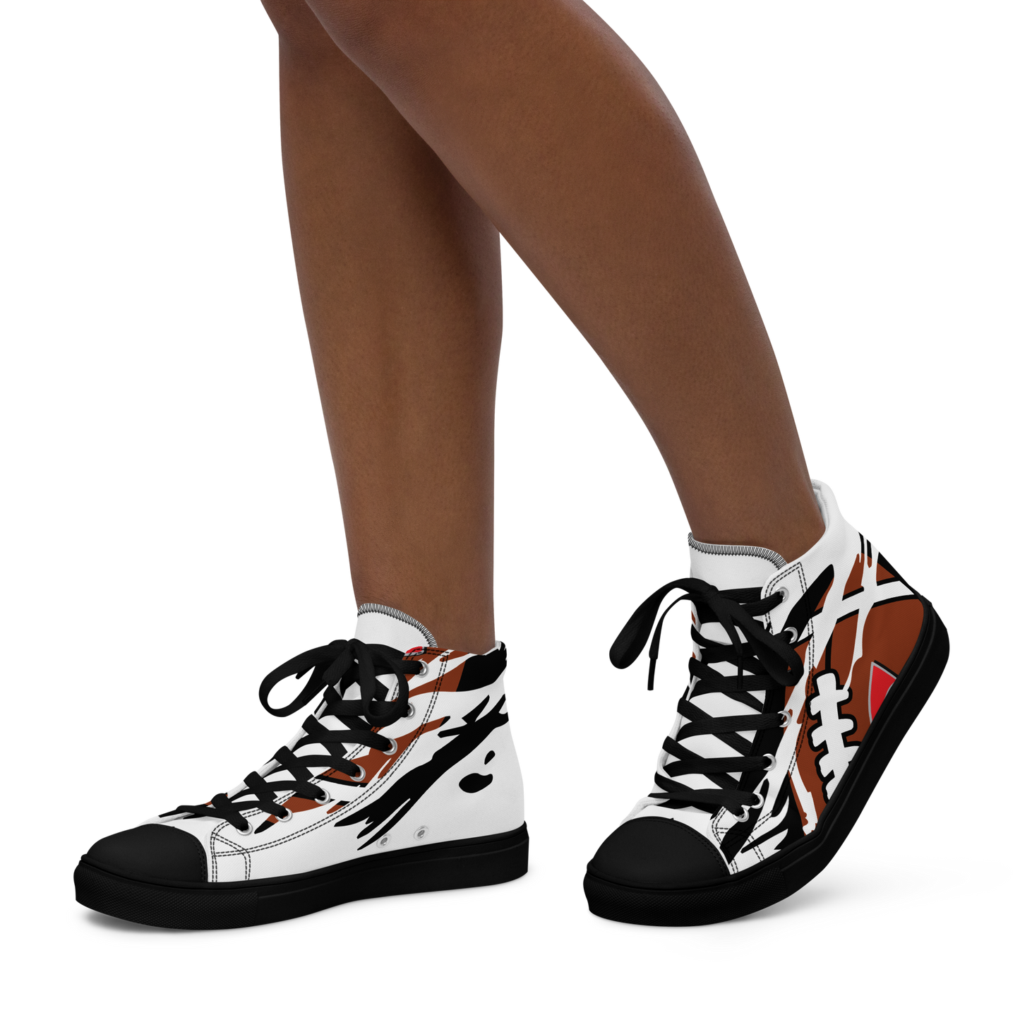 Clark Atlanta University Women’s high top canvas shoes