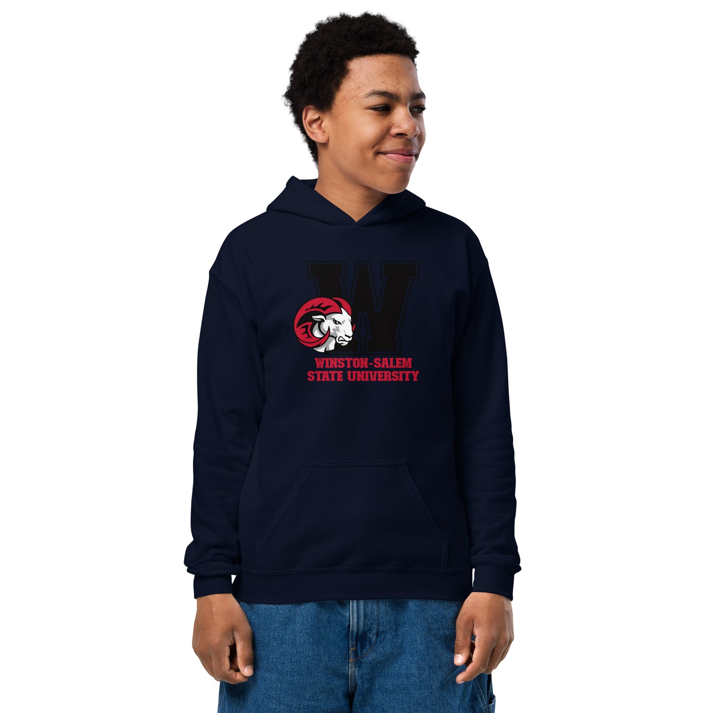 Winston-Salem State University Youth Heavy Blend Hoodie