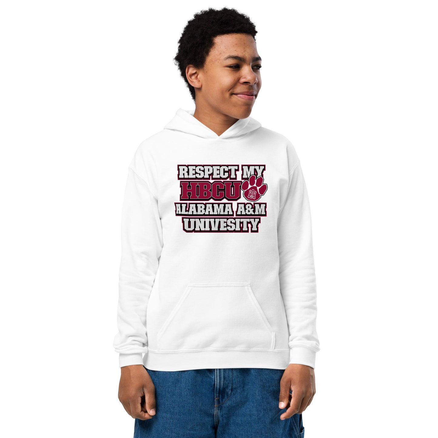 Alabama A&M Youth Heavy Blend Hoodie