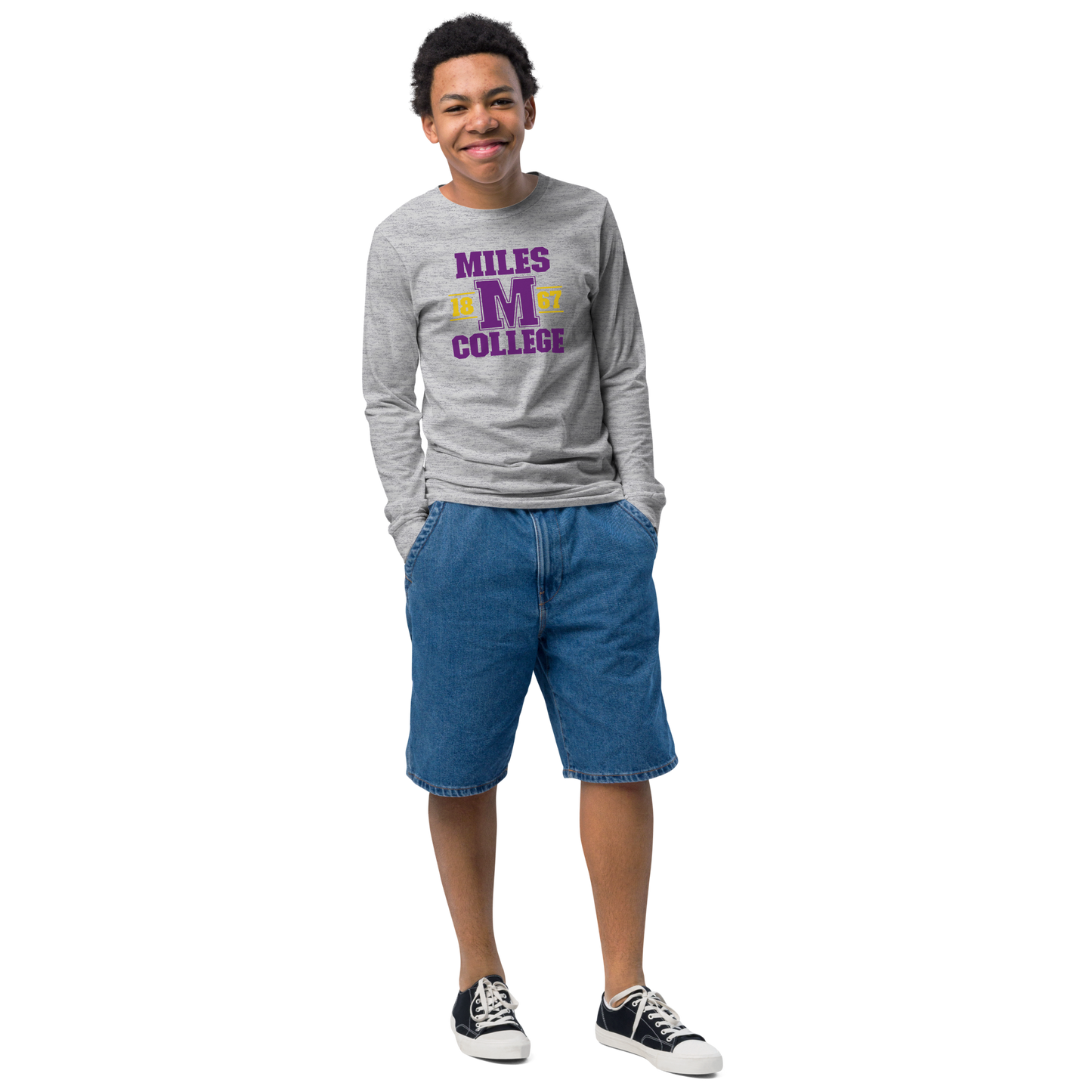 Miles College Youth Long Sleeve Tee