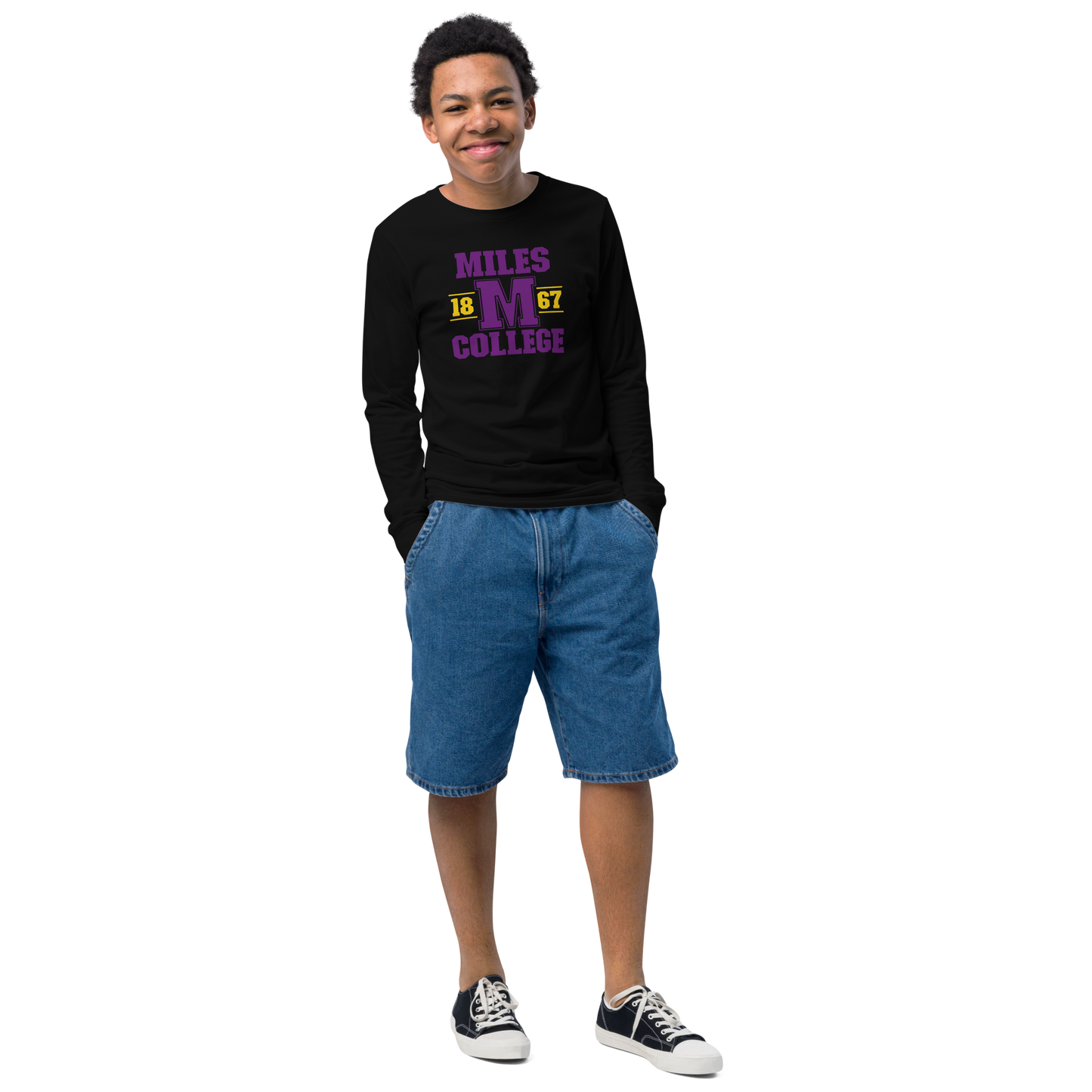 Miles College Youth Long Sleeve Tee