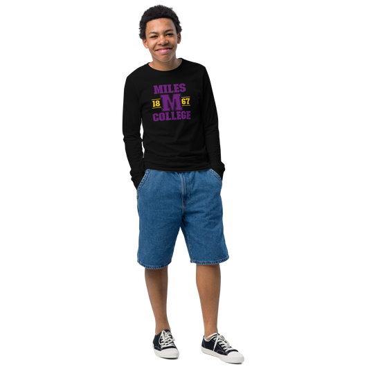 Miles College Youth Long Sleeve Tee